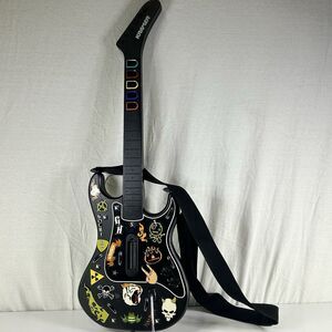 Guitar Hero Kramer Striker Red Octane Wireless PS2 PS3 No Dongle + Strap